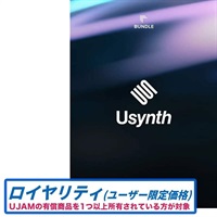 Usynth Next Gen Bundle ロイヤリティ (3音源セット)(シンセ音源)(オンライン納品)(2時間以内に納品)