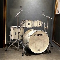 【SONOR Winterキャンペーン対象品】（～2026/1/31）SQ1 Series 4pc Drum kit -Satin Pure White-[BD22，TT10，TT12，FT16]