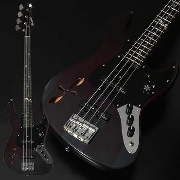 Bacchus WOODLINE-HOLLOW4 FUYUZAKURA WSE'25/E (BL/YZ-GRD) 【Deviser One Day Guitar Show 2025 選定品】