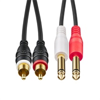 AT-MI81/1.5 (1.5m)(オーディオテクニカ)(ピンプラグ-6.3mmモノラル標準プラグ)