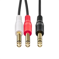 AT-MI84/1.5 (1.5m)(オーディオテクニカ)(6.3mmモノラル標準プラグ-6.3mmステレオ標準プラグ)