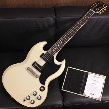 Gibson Murphy Lab 1963 SG Special Reissue Ultra Light Aged Polaris White SN. 505073