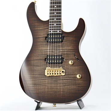 BLACK SMOKER FUTURA-S HH AAAA Flame Maple Top (Dark Brown Burst/Matching Head)