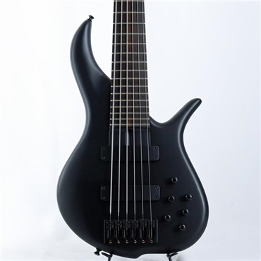 F-bass BN6-SBL/Macassar Ebony Fingerboard (Solid Black Matte with Black Hardware)