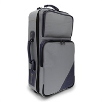 ガードバッグス / エリート シリーズ 5-ECLG-NB トランペット用 トリプル ケース / グレーレザー ・ ネイビーレザートリム