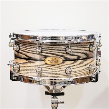 Pearl MCCA1465S/C #1010 [Music City Custom / Solid Ash 14''×6.5'' - Two Tone Ash w/Ebony Inlay]