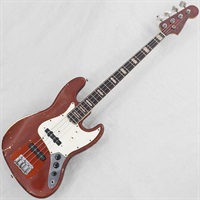 VINTAGE Jazz Bass '69 Matching Head CandyAppleRed/R