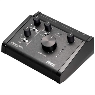 KORG 【夏先取り大特価セール】microAUDIO 22 AUDIO INTERFACE (オーディオインターフェイス)(コルグ)(24bit/192kHz)(Stereo Link機能)