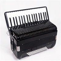 Parrot 37K96BS BK 国内限定モデル アコーディオン 37鍵盤 96ベース M.M.L ピアノ式 パロット Black