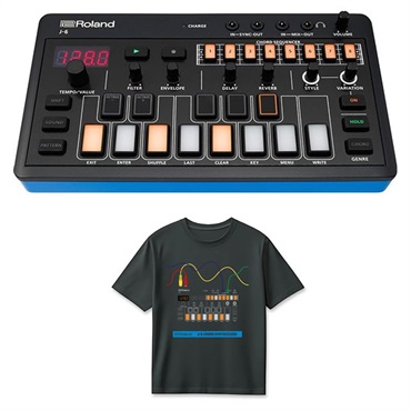 Roland (Tシャツセット)J-6 CHORD SYNTHESIZER (AIRA Compact) & J-6 T-Shirts DesignA M (RT/J-6AM) セット ローランド