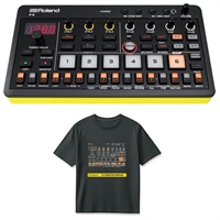 (Tシャツセット)P-6 Creative Sampler AIRA COMPACT & P-6 T-Shirts DesignB L (RT/P-6BL) セット (ポケットサイズ・サンプラー)(アイラコンパクト)(ローランド)