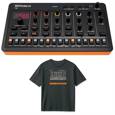 Roland (Tシャツセット)T-8 BEAT MACHINE(AIRA Compact) & T-8 T-Shirts DesignB 2XLサイズ (RT/T-8B2XL) セット (T-8デザイン) ローランド アイラ コンパクト