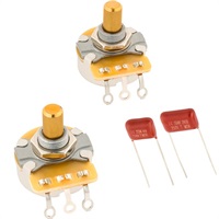 TELECASTER SOLID SHAFT POTENTIOMETER AND CAPACITOR KIT 2-PACK (#0990831002)