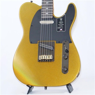 Fender USA 75th Anniversary American Ultra II Telecaster (Liquid Gold/Ebony)