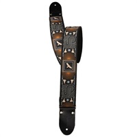 2 PRS Deluxe Retro Strap， Custom Jacquard (Beige Birds)
