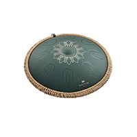 OSTD4DGE [Octave Steel Tongue Drums 16'' / Dark Green - F# Minor]