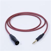 PASSGO RED TXM Cable (1.5m)(パスゴーレッド)(ラインケーブル/モニタースピーカーケーブル)(TRS-XLRオス)(6.3(3極)-XLR(M))(日本製)