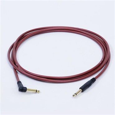 Noah’sark PASSGO RED TS PHONE Cable (L型)(3.0m)(パスゴーレッド)(ラインケーブル/ギターケーブル/楽器用ケーブル)(L型 Phone-Phone)(6.3(2極)-6.3(2極)， L字-ｽﾄﾚｰﾄ)(日本製)