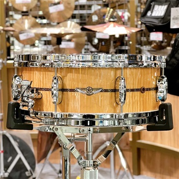 TAMA TMS1455SR-GCM [STAR Maple Snare Drum / 14×5.5][Gloss Natural Curly Maple]【Made in Japan】