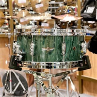 TWS136-LIC  [STAR Walnut Snare Drum / 13×6][Light Indigo Japanese Chestnut]【Made in Japan】
