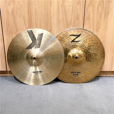 Zildjian USED 中古品 K/Z HiHat 13 pr [K HiHat 13 Top ＋ Z Dyno Beat 13][775g/1435g]