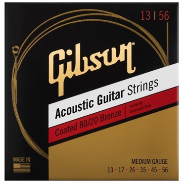Gibson [最終処分]Coated 80/20 Bronze Acoustic Guitar Strings [SAG-CBRW13 Medium]