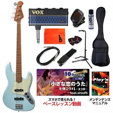 Bacchus BJB-1-RSM/M (PTL-SOB) 【ベース初心者入門セット】