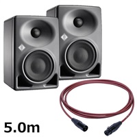 【夏先取り大特価セール】KH 80 DSP A G  (ペア)【PASSGO REDスピーカーケーブルセット(XLR-XLR)5.0ｍ】(ノイマン)(モニタースピーカー)(KH80)(アクティブモニタースピーカー)