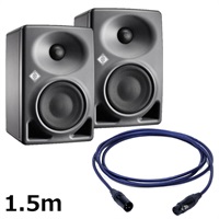 【夏先取り大特価セール】KH 80 DSP A G  (ペア)【PASSGO BLUEスピーカーケーブルセット(XLR-XLR)1.5ｍ】(ノイマン)(モニタースピーカー)(KH80)(アクティブモニタースピーカー)
