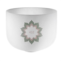CSB432LF [Lotus Flower Crystal Singing Bowl 9'']