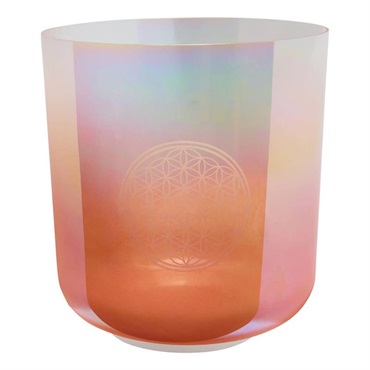 MEINL ECSB128FOL [Flower of Life Essence Crystal Singing Bowl 128Hz]