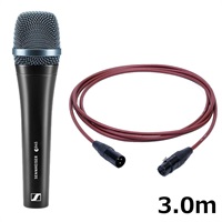 【激得GWセール】【旧価格在庫】e945 【PASSGO REDマイクケーブルセット(XLR-XLR)3.0ｍ】(ダイナミックマイク)(超単一指向性・スーパーカーディオイド)(国内正規品2年保証)(ゼンハイザー e 945)