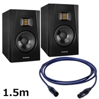 T5V (ペア)【PASSGO BLUEスピーカーケーブルセット(XLR-XLR)1.5ｍ】(アダム)(2ウェイモニタースピーカー)