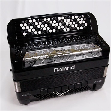 Roland 【夏先取り大特価セール】FR-8XB BK (1台限定・展示クリアランス超特価！) ローランド ボタン式 Vアコーディオン 92 ボタン 120ベース 電子 クロマチックアコーディオン 大型 ブラック