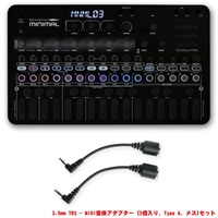 (予約商品・7月以降入荷予定)deconstruct MINIMAL　(初回限定・特別価格) (電源アダプター無し) & 3.5mm TRS - MIDI変換アダプター (2個入り、Type A、メス) セット Hypnotic Groove Machine (ソニックウェア)