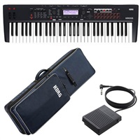 【夏先取り大特価セール】KROSS2 61-DB (Dark Blue) (台数限定特価！背負える専用ソフトケース＆純正フットスイッチ付き)コルグ ※配送事項要ご確認