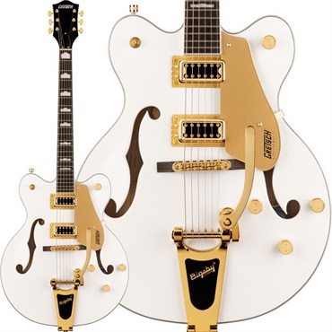 GRETSCH G5422TG Electromatic Classic Hollow Body Double-Cut with Bigsby and Gold Hardware（Snowcrest White／Laurel）