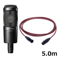 AT2035 【PASSGO REDマイクケーブルセット(XLR-XLR)5.0ｍ】(コンデンサーマイク)(オーディオテクニカ)