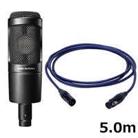 AT2035 【PASSGO BLUEマイクケーブルセット(XLR-XLR)5.0ｍ】(コンデンサーマイク)(オーディオテクニカ)