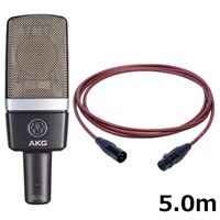 C214-Y4 【PASSGO REDマイクケーブルセット(XLR-XLR)5.0ｍ】(4年保証)(国内正規品)(アーカーゲー)