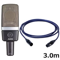 C214-Y4 【PASSGO BLUEマイクケーブルセット(XLR-XLR)3.0ｍ】(4年保証)(国内正規品)(アーカーゲー)