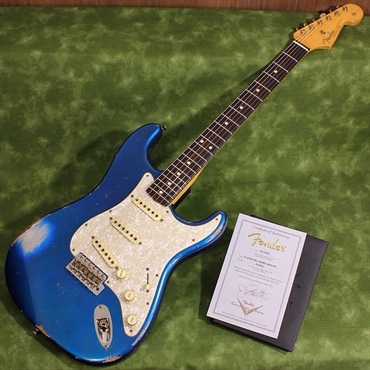 Fender Custom Shop USED 中古 MBS 1963 Stratocaster Relic Aged Sapphire Blue Metallic Master Built by Jason Smith SN. R138905
