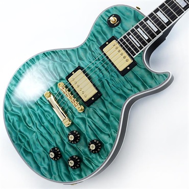 Gibson IKEBE 50th Anniversary 1968 Les Paul Custom 7A Quilt Maple Top Gloss Trans Aqua SN.511028 【Gibson SUMMER FAIR】
