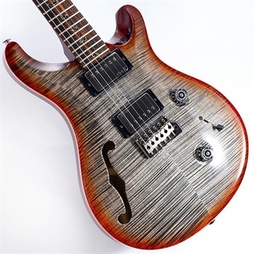 Wood Library Custom 24 Semi-Hollow (Chacoal Cherry Burst) SN.0421124 【2026年生産品】