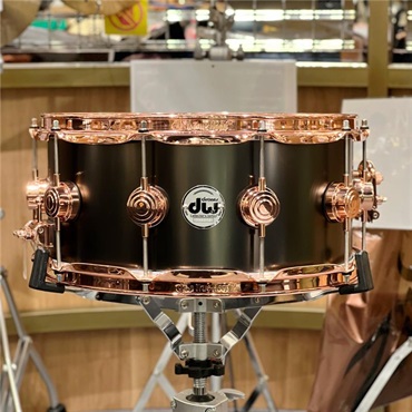 dw DRVD6514SVPBK [Collector's Satin Black Over Brass Snare 14×6.5 / Copper Finish Hardware]【日本初入荷/特注品】