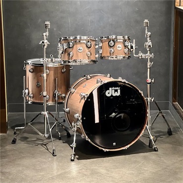 dw Collector's Pure Walnut 4pc Drum Kit [BD22，FT16，TT12&10 / Natural Satin Oil]【限定生産モデル】