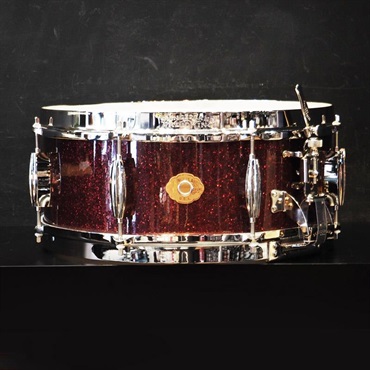 Slingerland Radio King Solid Maple Snare Drum 14×5.5 [Maroon Glass/FSLFP5514SMK665]