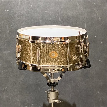 Slingerland Radio King Solid Maple Snare Drum 14×5.5 [Gold Glass/FSLFP5514SMK088]