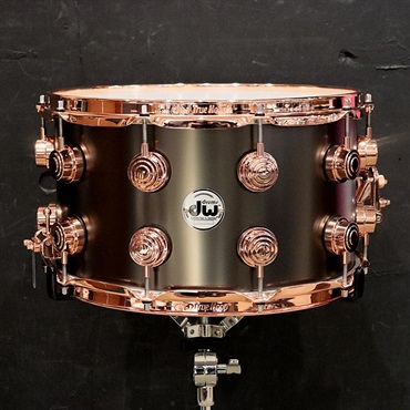 dw DCMR10814SPX710 [Collector's Satin Black Over Brass Snare 14''×8'' / Copper Finish Hardware]【日本初入荷/特注品】