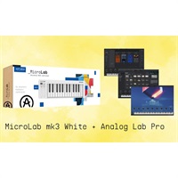 MicroLab mk3 WH + Analog Lab Pro バンドル (アートリア)(マイクロラボ)(アナログラボプロ)(MIDIコントローラー)(ソフトシンセ)